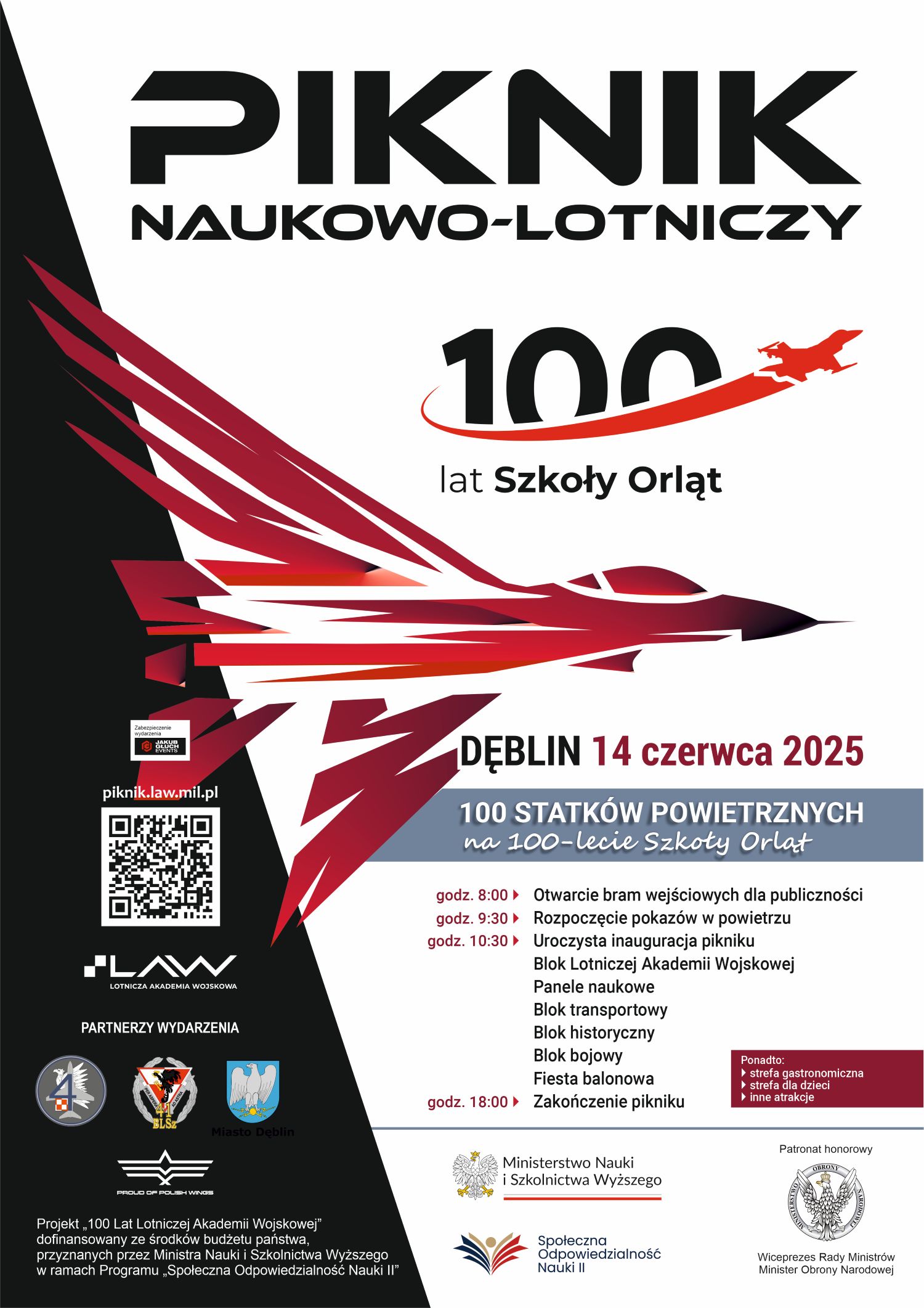 plakat piknik lotniczy 2025